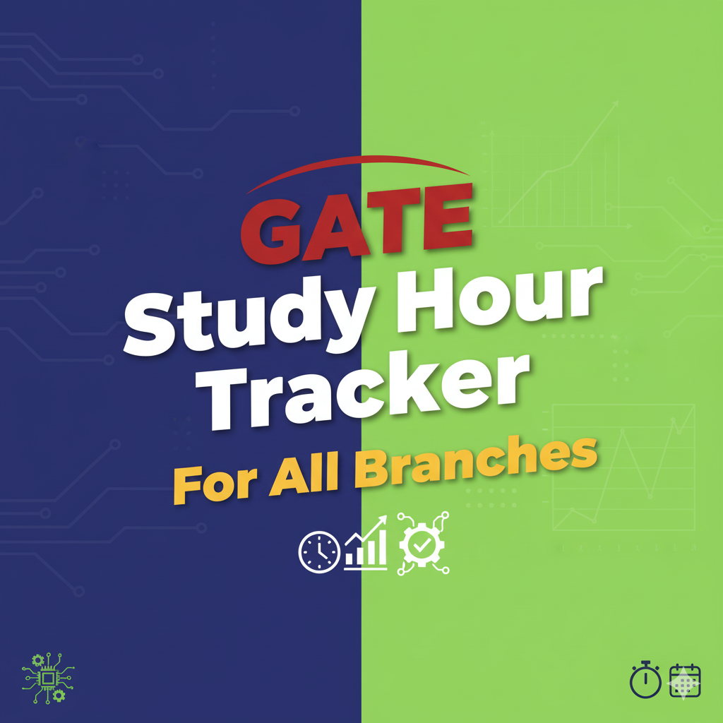 GATE Study Hour Tracker