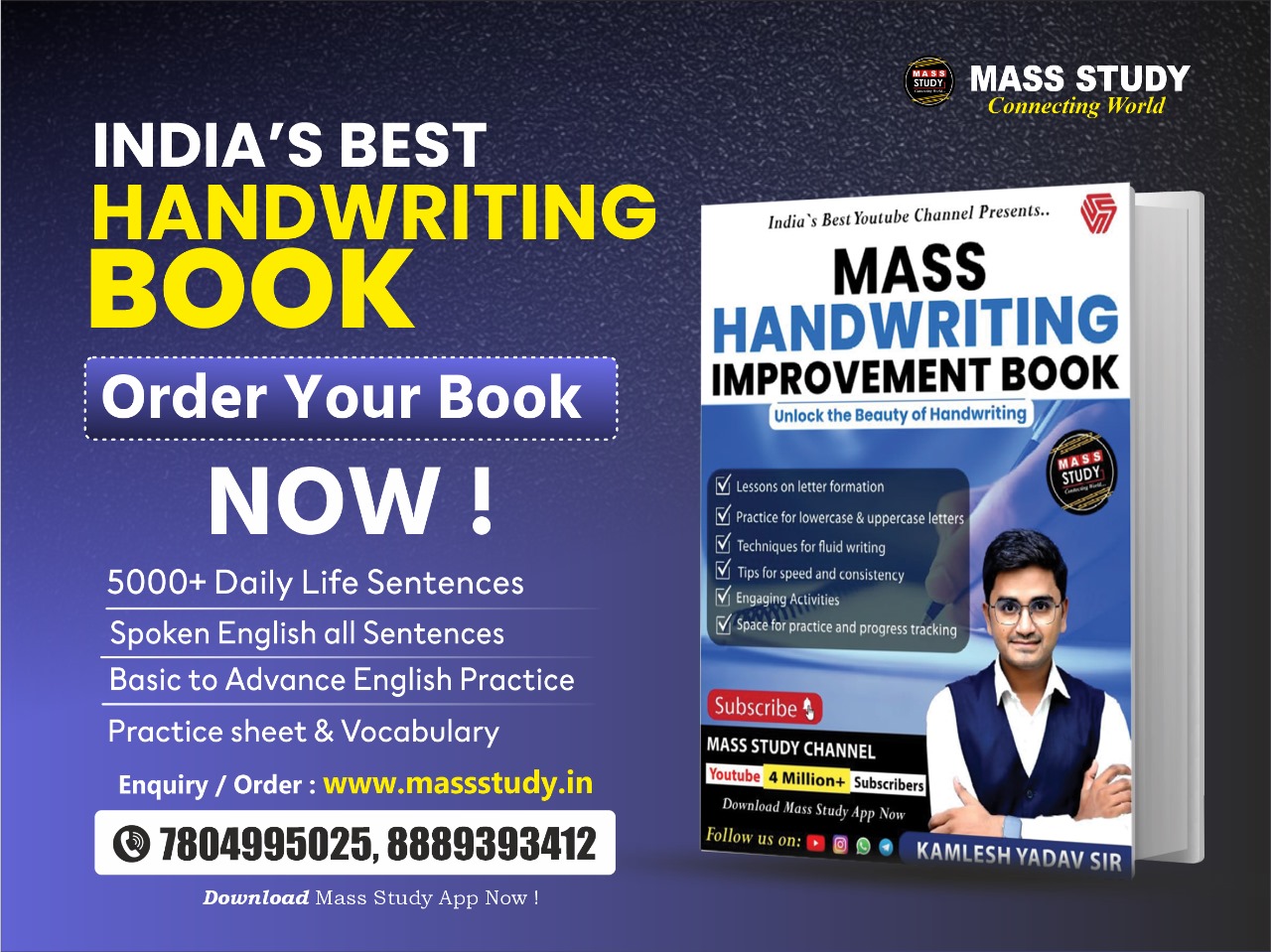Mass Handwriting Improvement Book