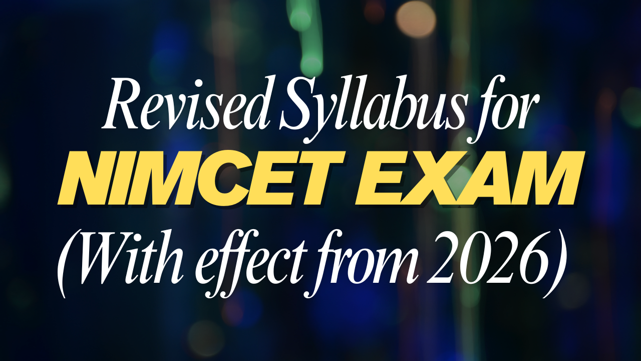 NIMCET NEW SYLLABUS