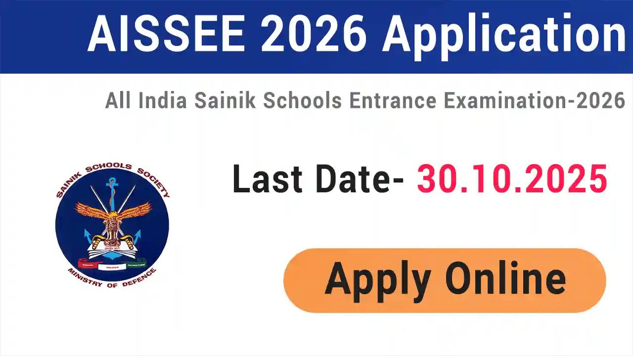 Sainik School Admission AISSEE 2026-27 Application Form
