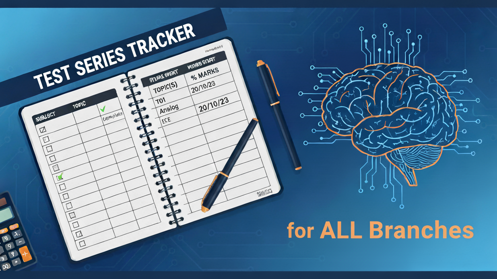 GATE Test Series Tracker for all the Branches