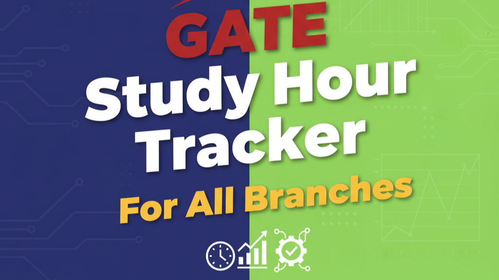 GATE Study Hour Tracker