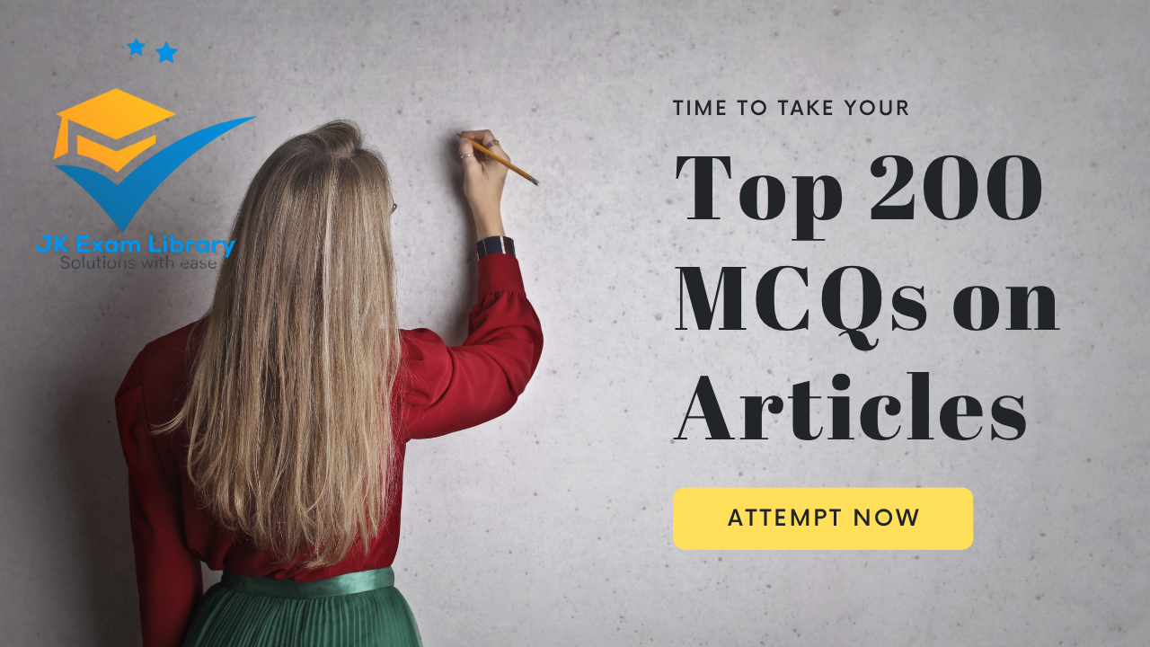 Top 200 Articles MCQs