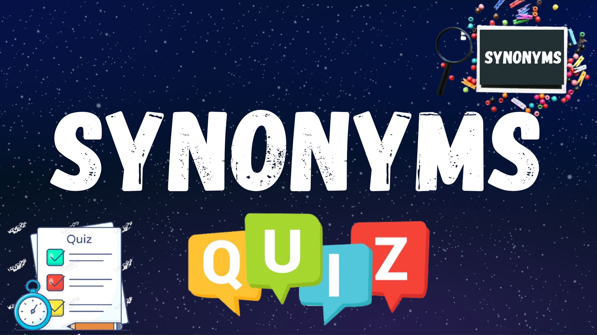 Synonyms Quiz-1