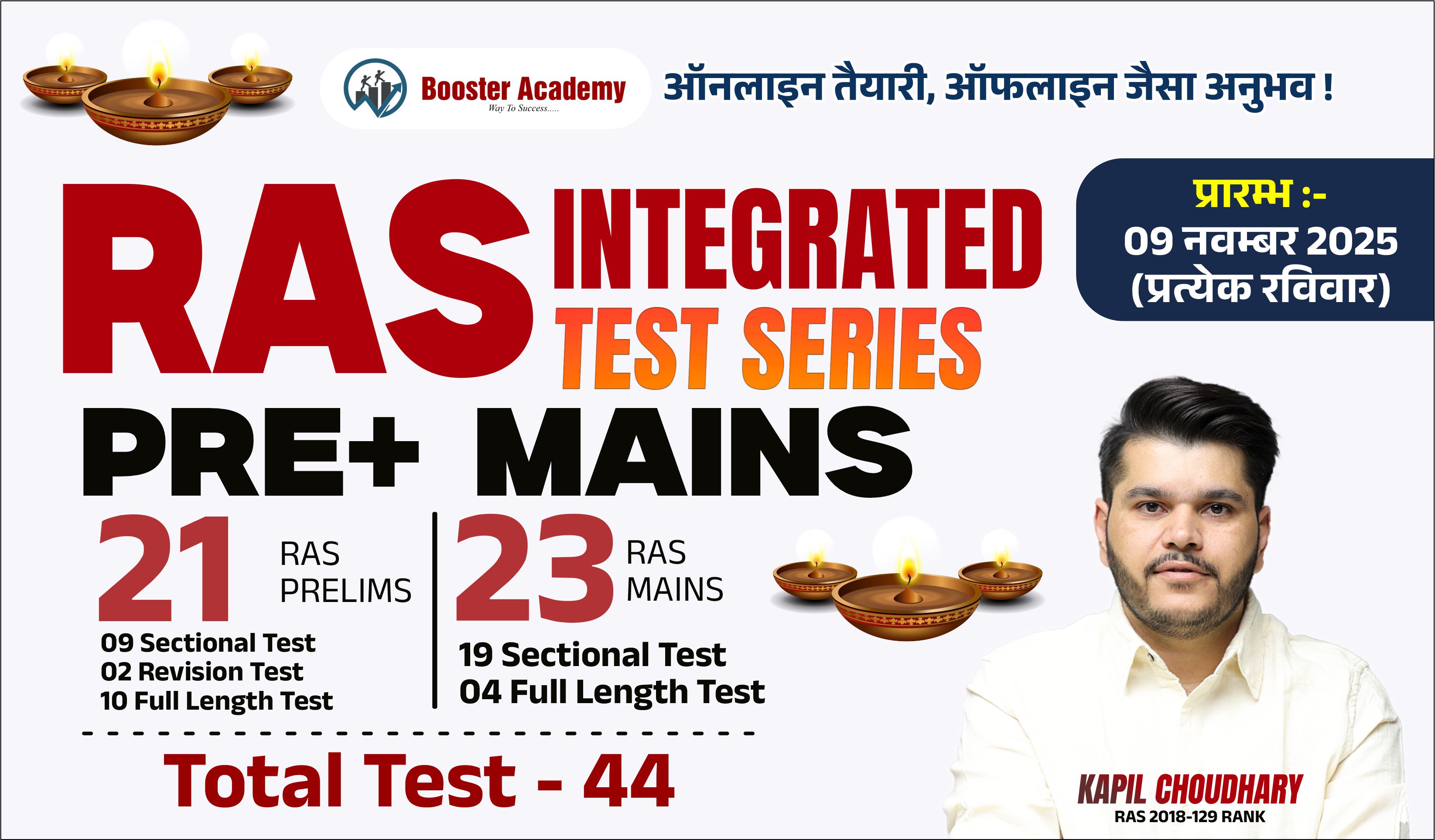 RAS Integrated (Pre+Main) Test Series 3.0
