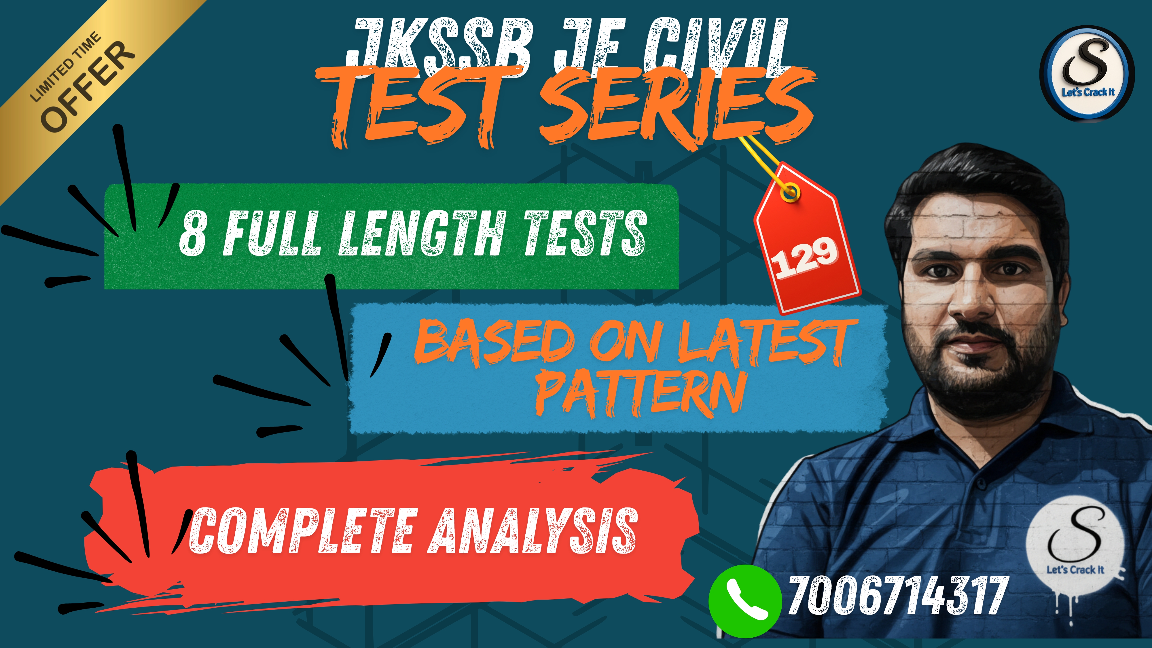 JKSSB JE Civil-Full Length Tests