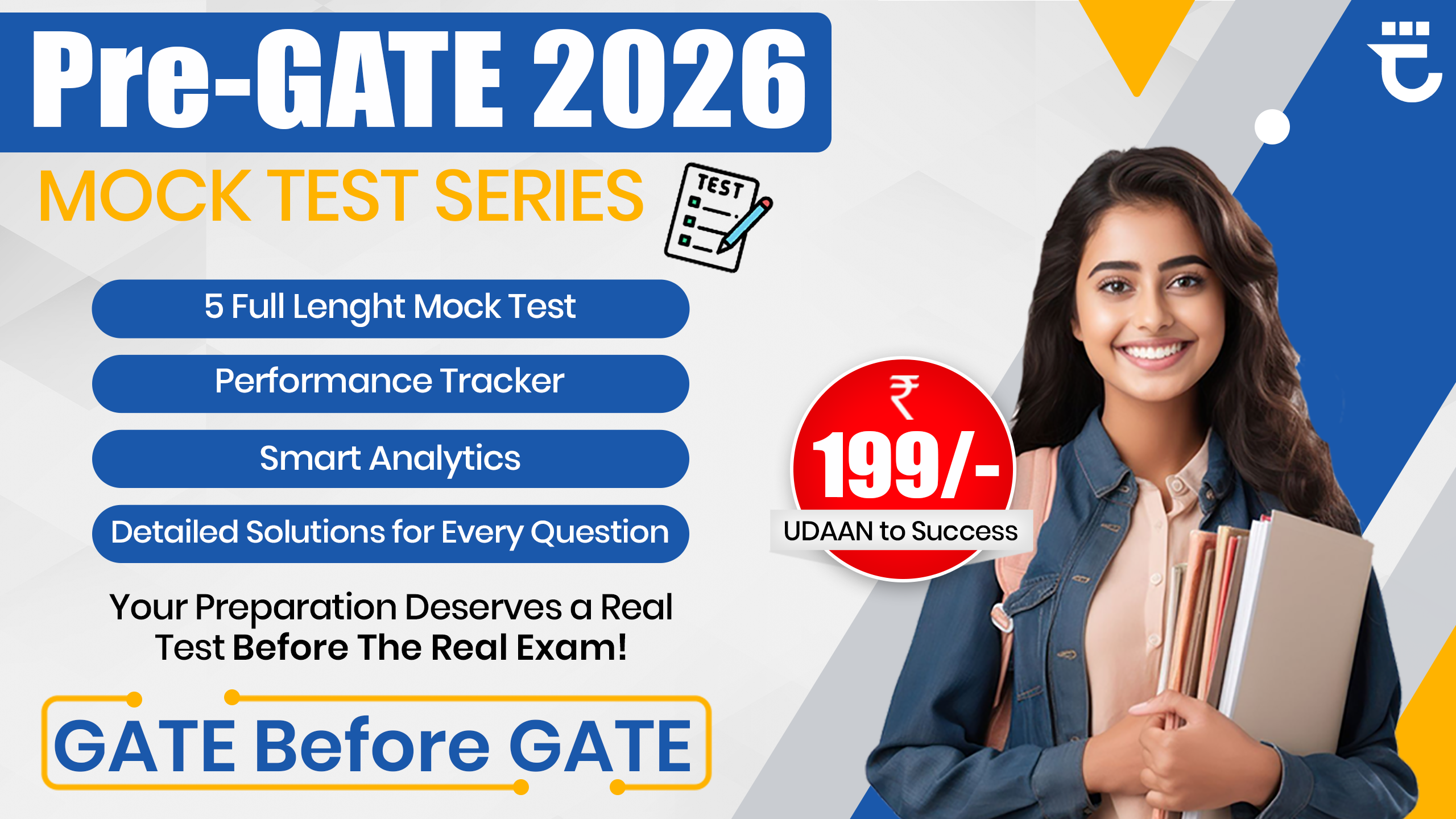 trinity GATE-2026 Pre-GATE Mock Test Series