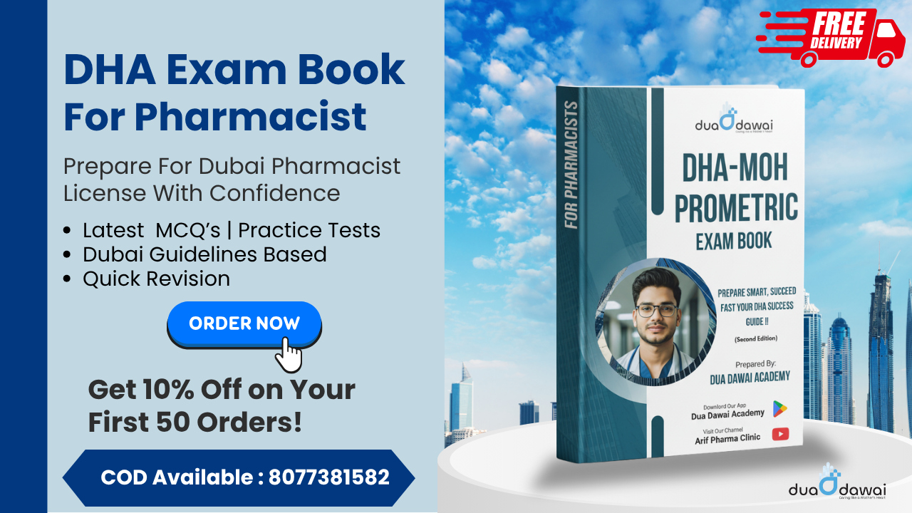 DHA Exam Study Material For Pharmacist | DHA Exam Book For Pharmacist