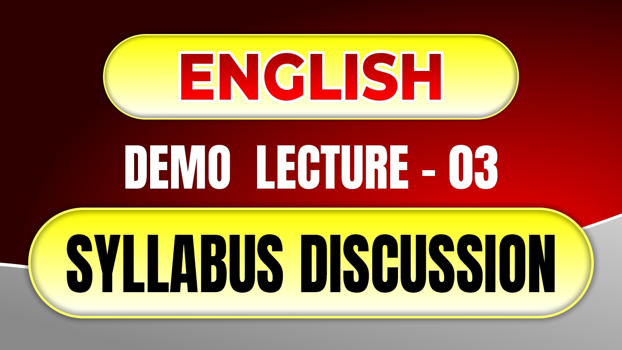 Syllabus English L - 3