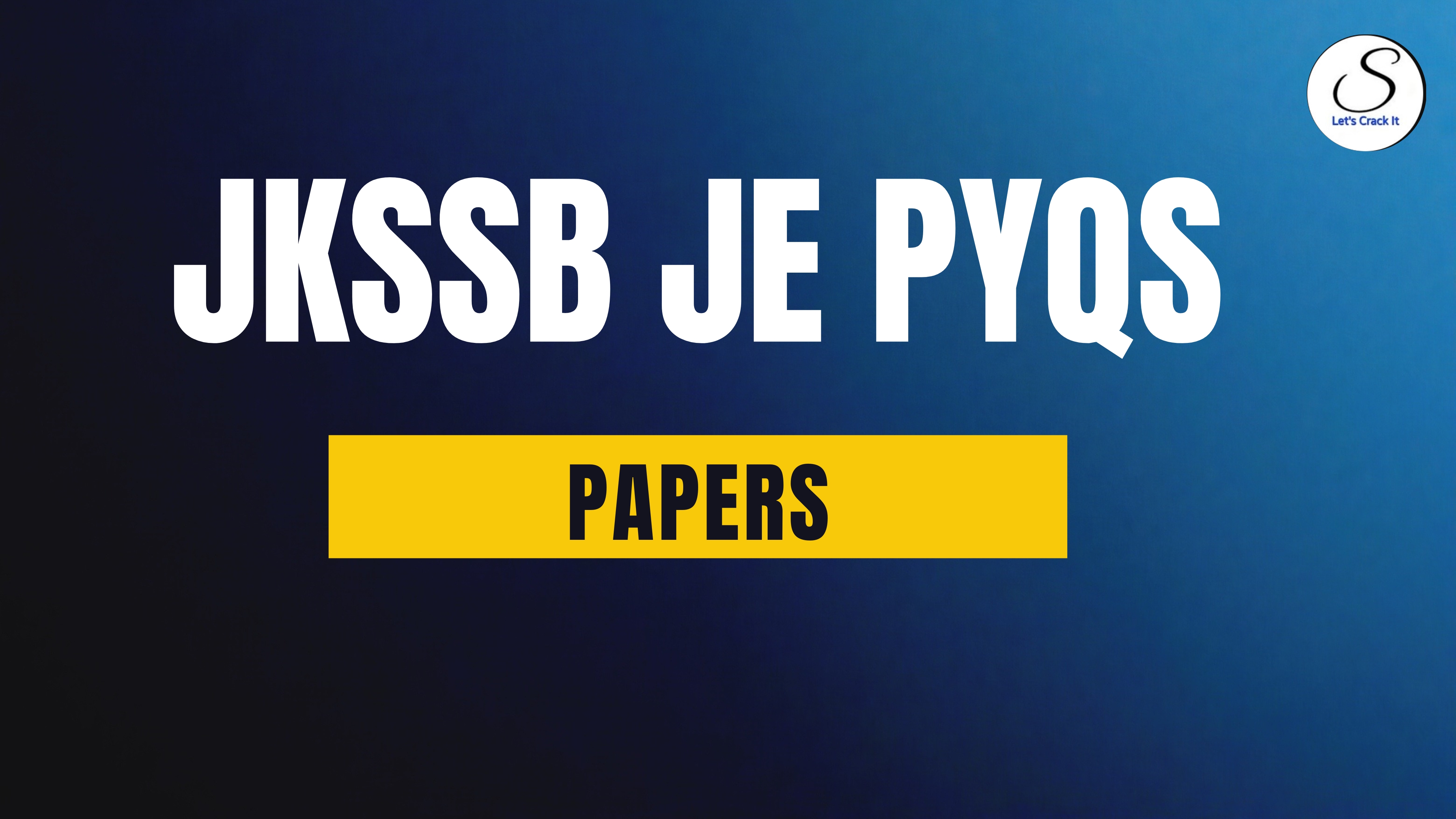 JKSSB JE Civil- PYQS PAPER