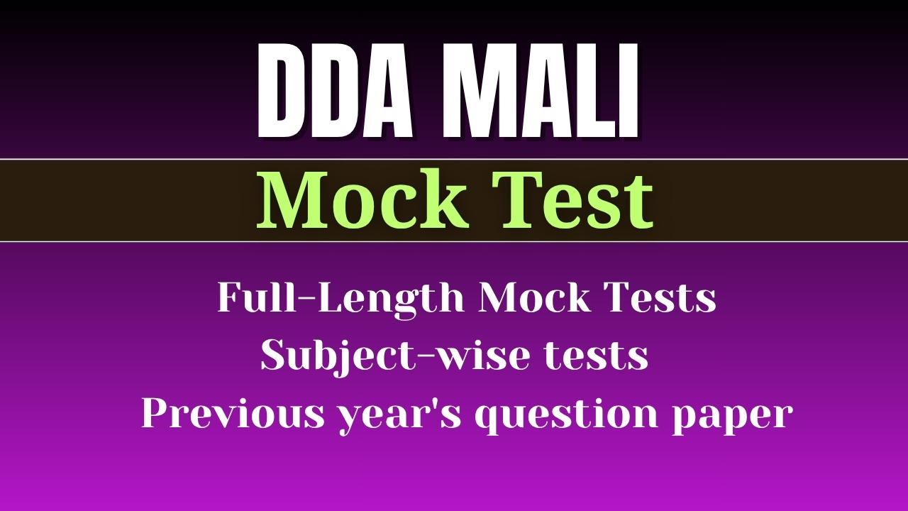 DDA Mali test