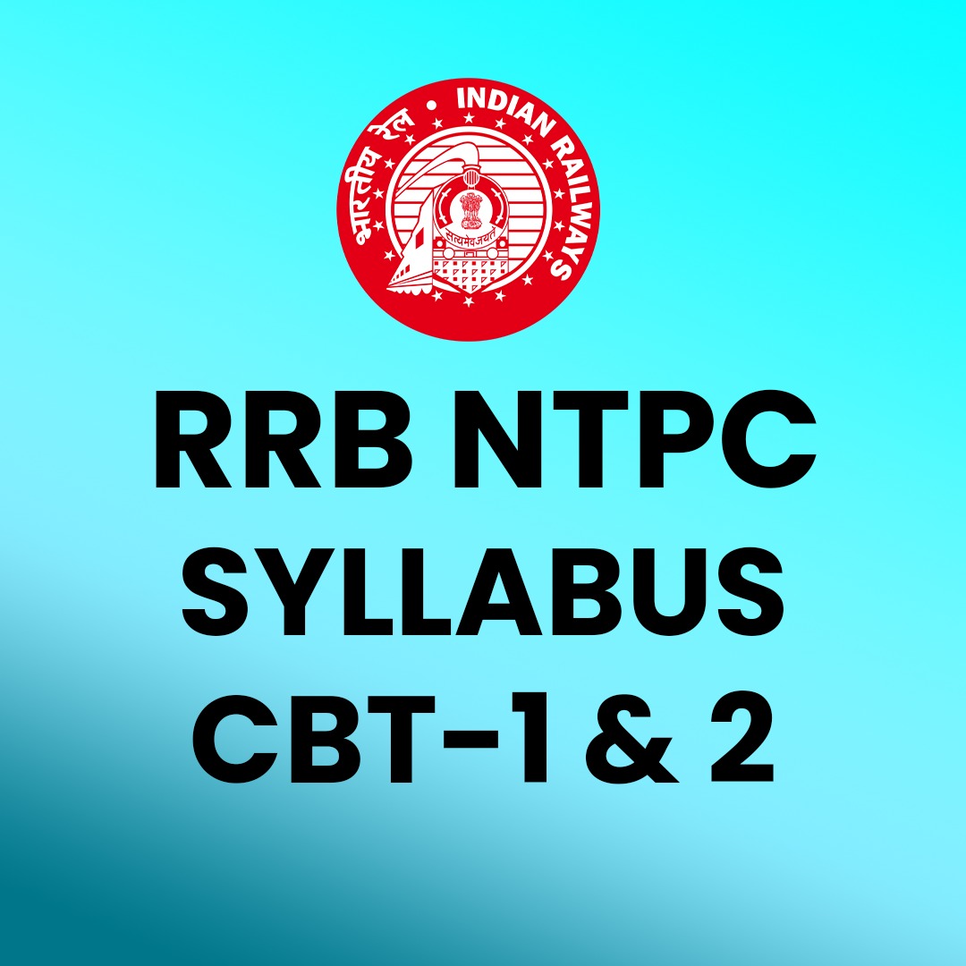 RRB NTPC  SYLLABUS CBT-1 & 2