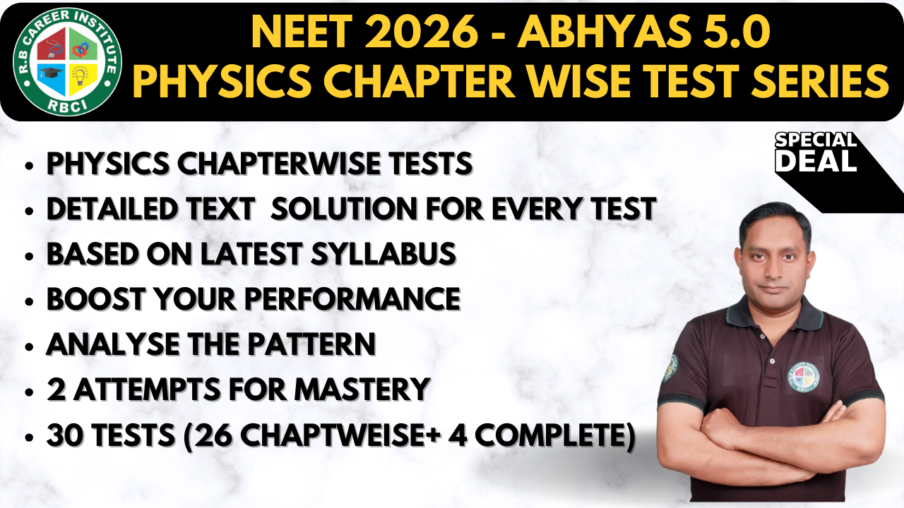 NEET Physics Chapter wise Test Series 2026- Abhyas 5.0