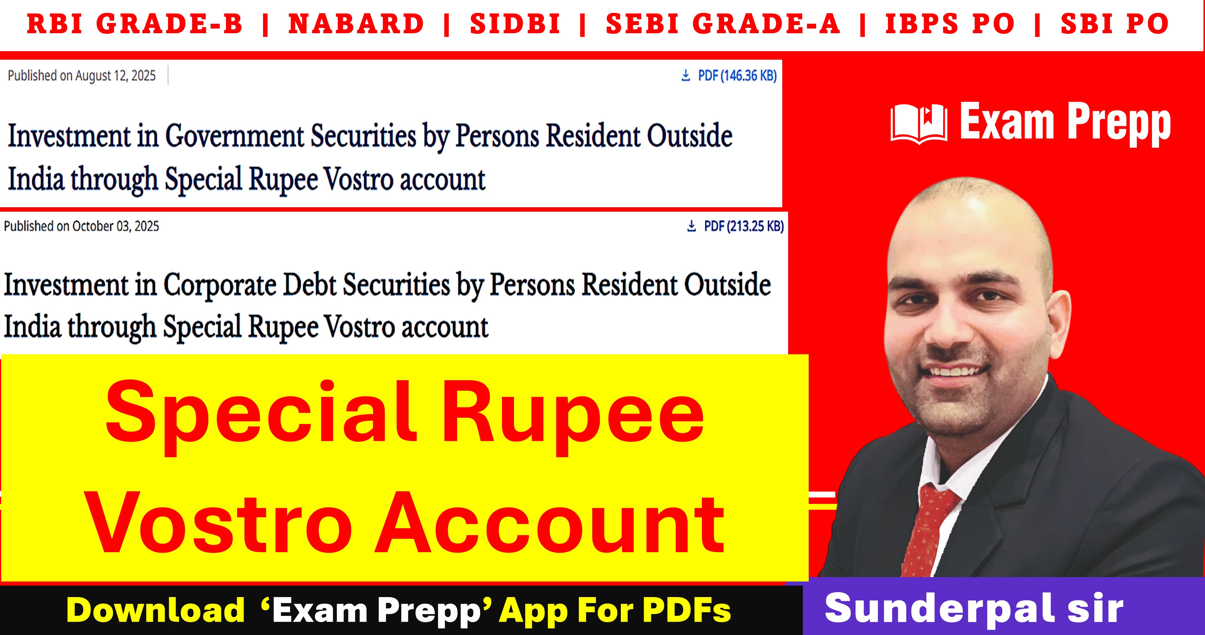 SPECIAL RUPEE VOSTRO ACCOUNT