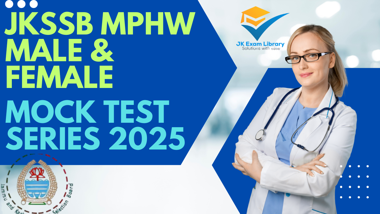 JKSSB MPHW Test Series 2025