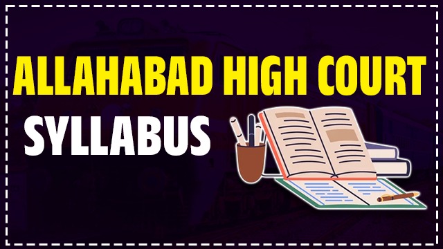 ALLAHABAD HIGHCOURT RO  ARO SYLLABYS