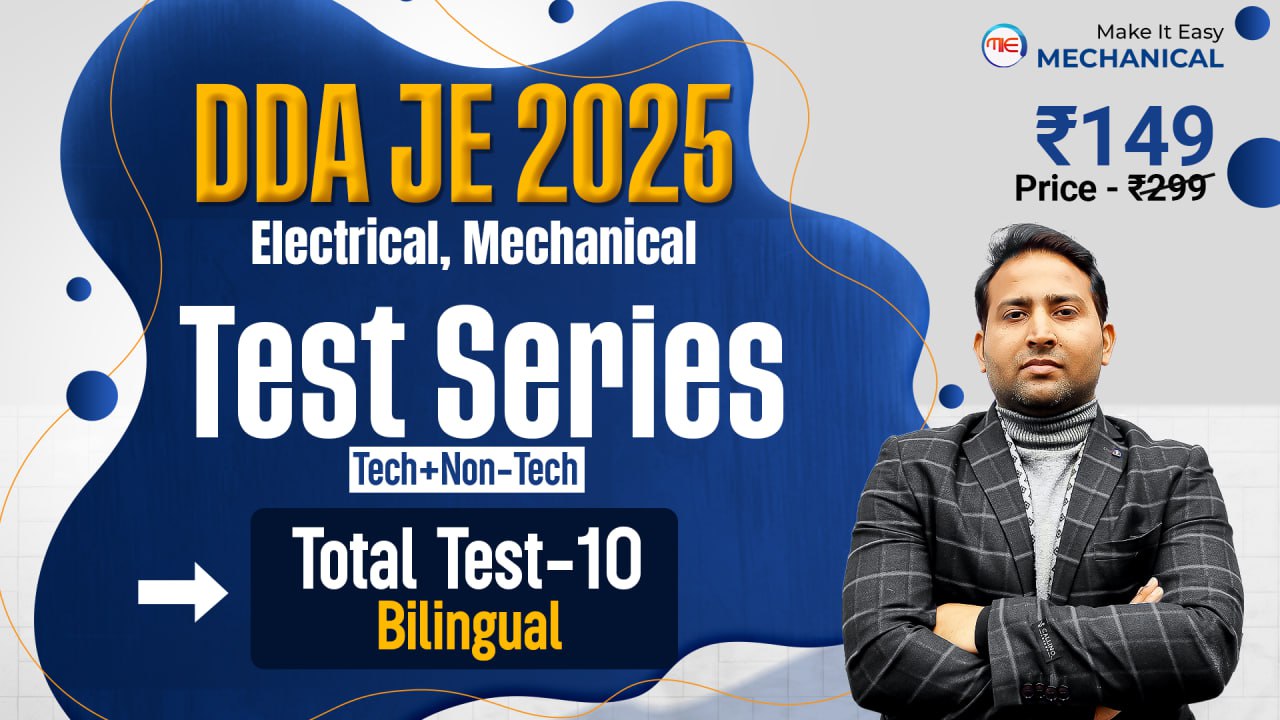 DDA J.E. Elect/Mech Test series 2025