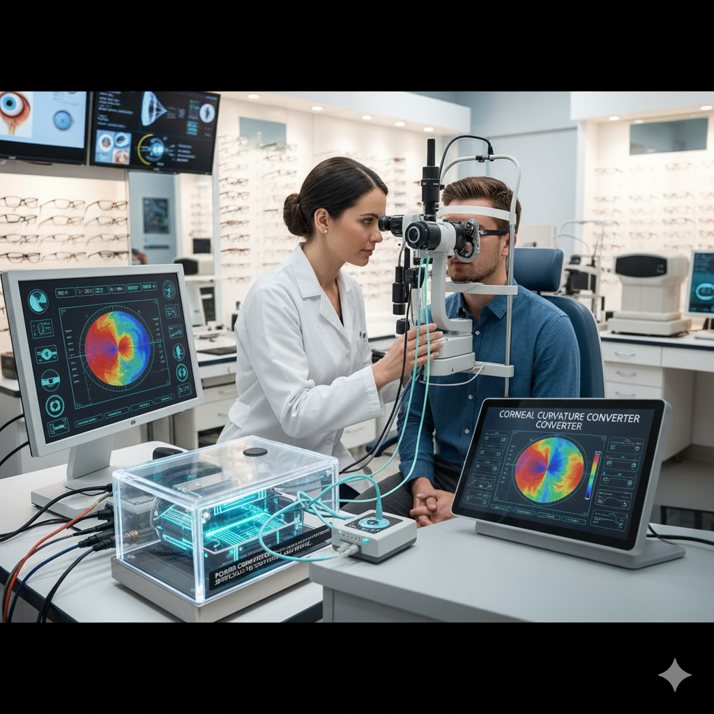 CORNEAL CURVATURE CONVERTER