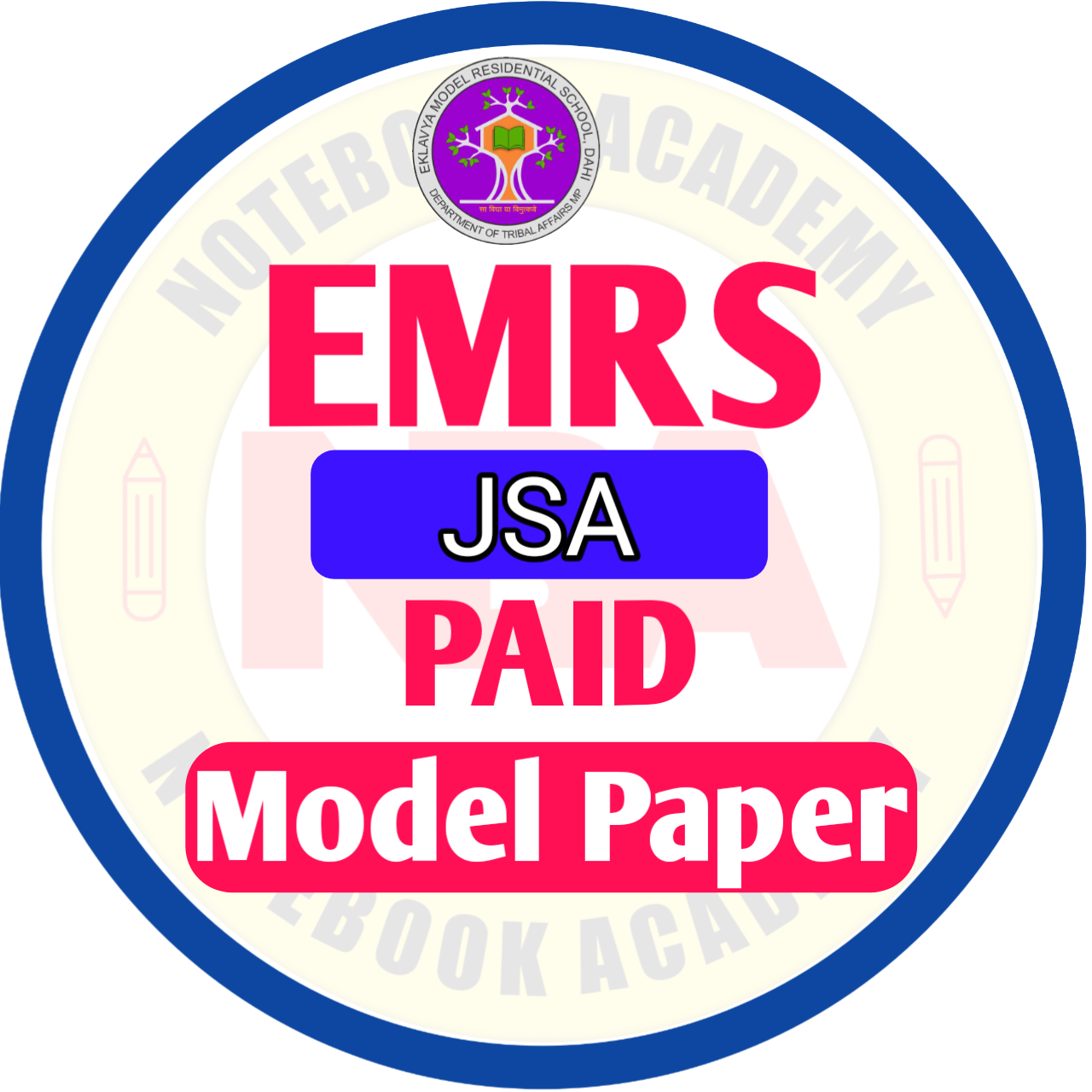 EMRS JSA PAID Model Paper
