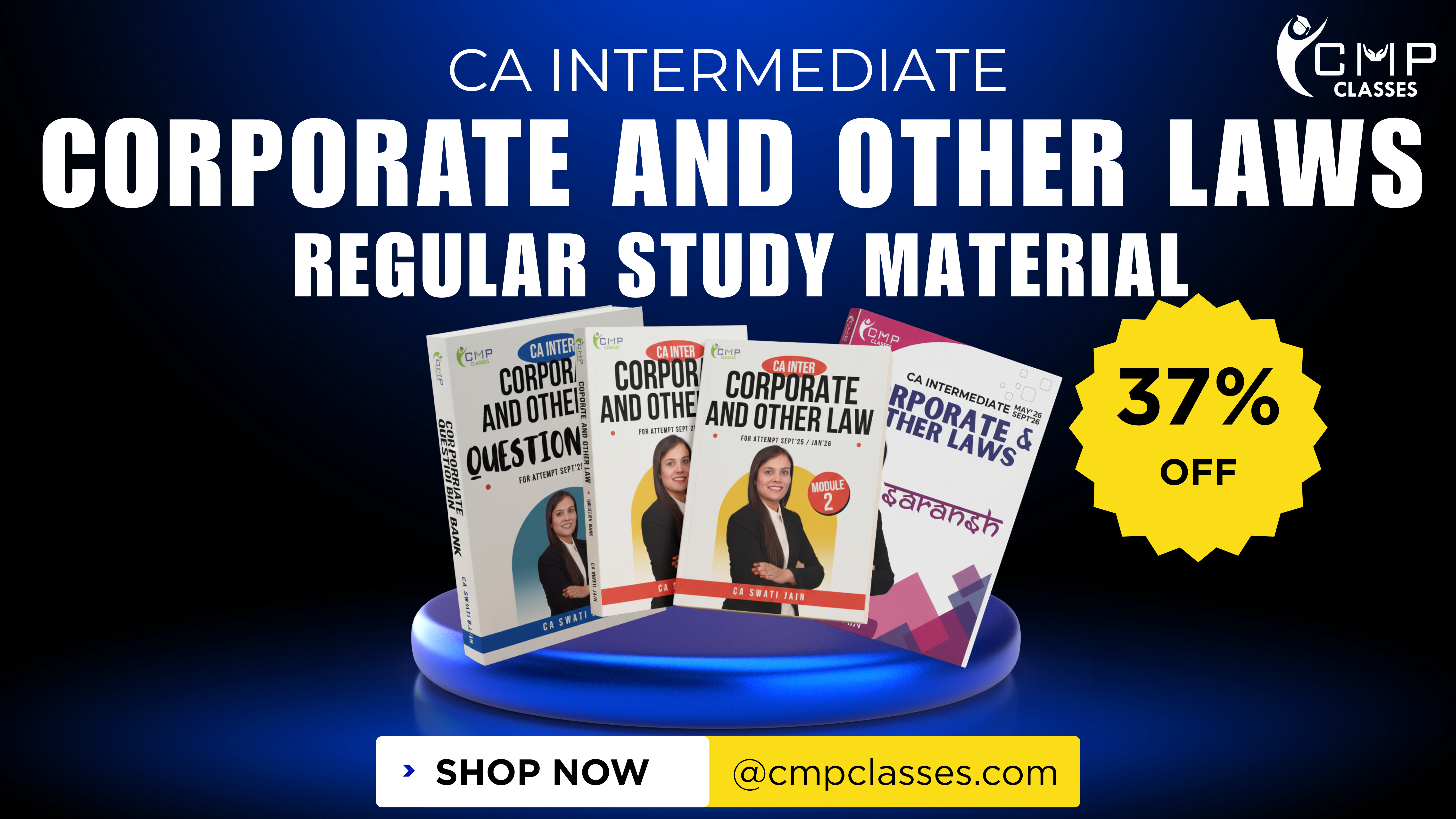 CA Intermediate Law Regular Study Material Books By CA Swati Jain