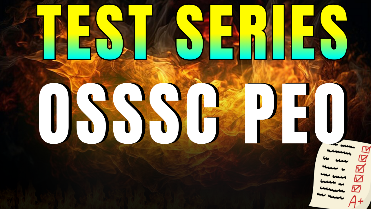 OSSSC  PEO=>> TEST SERIES