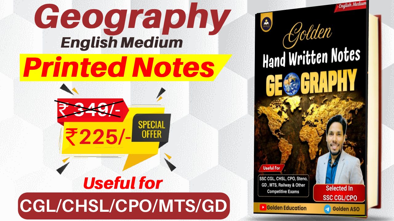 Geography Printed Notes (English)