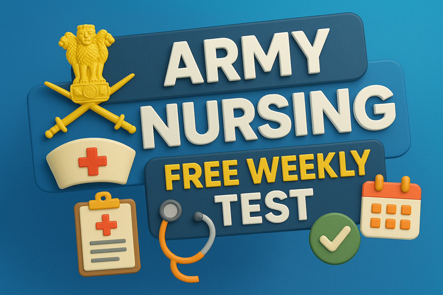 All India Army Nursing Free Weekly Test - 2026