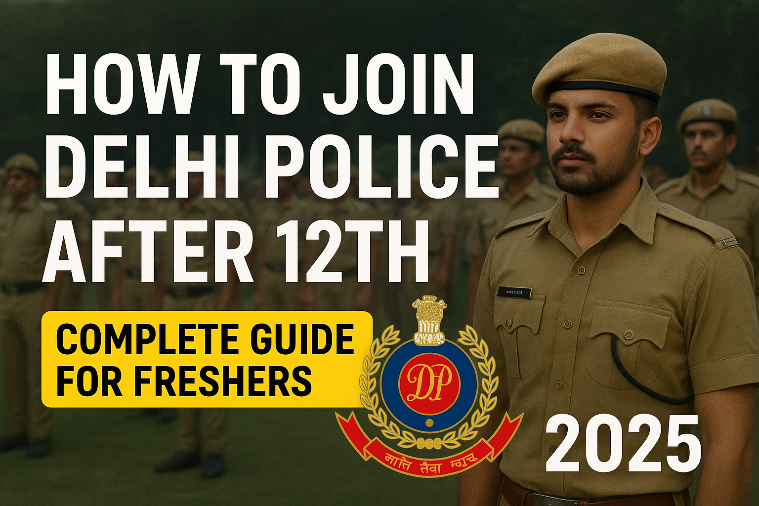 How to Join Delhi Police After 12th – Complete Guide for Freshers (2026)