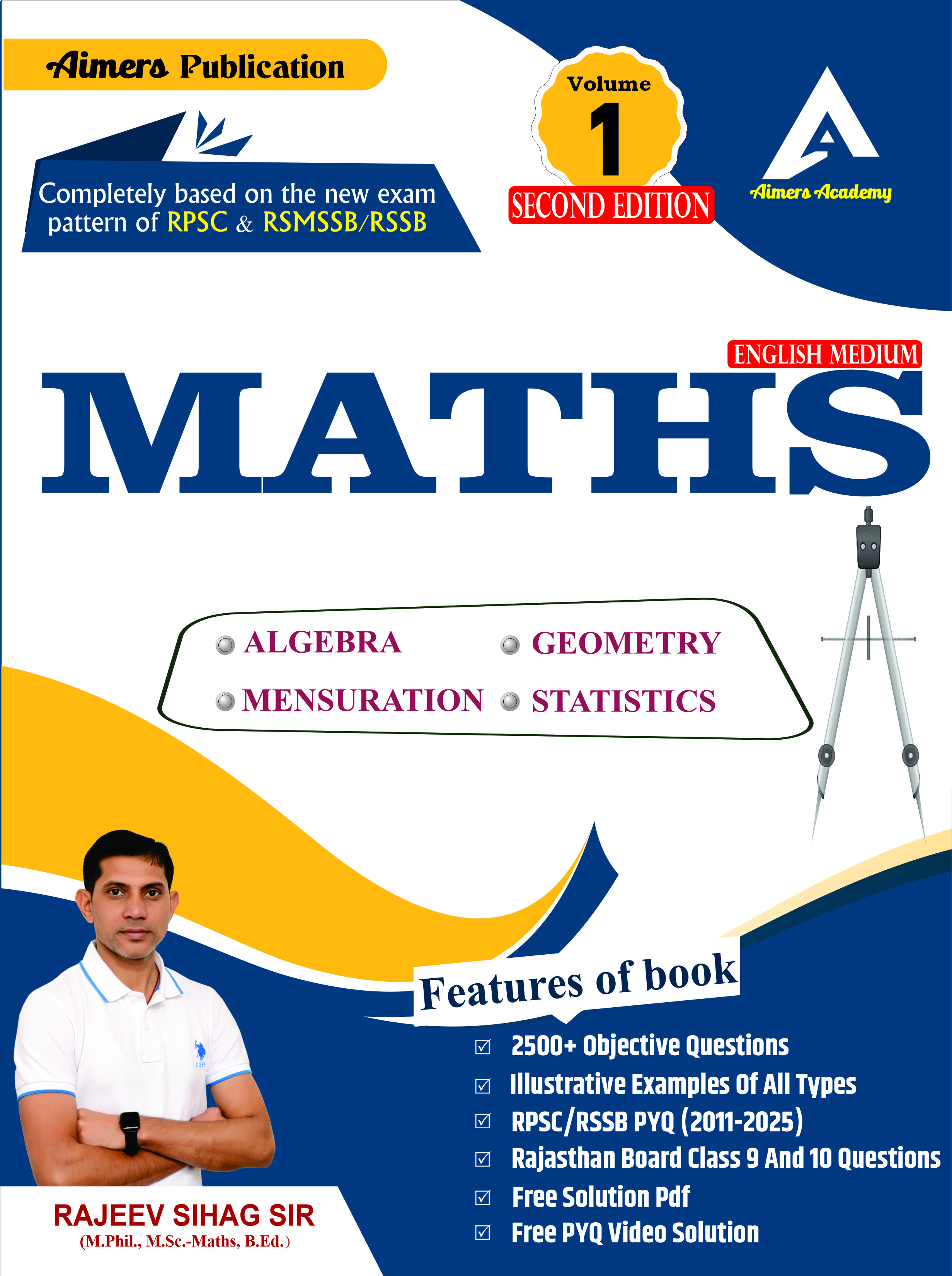 Aimers Math Book Vol 01 (English Medium)