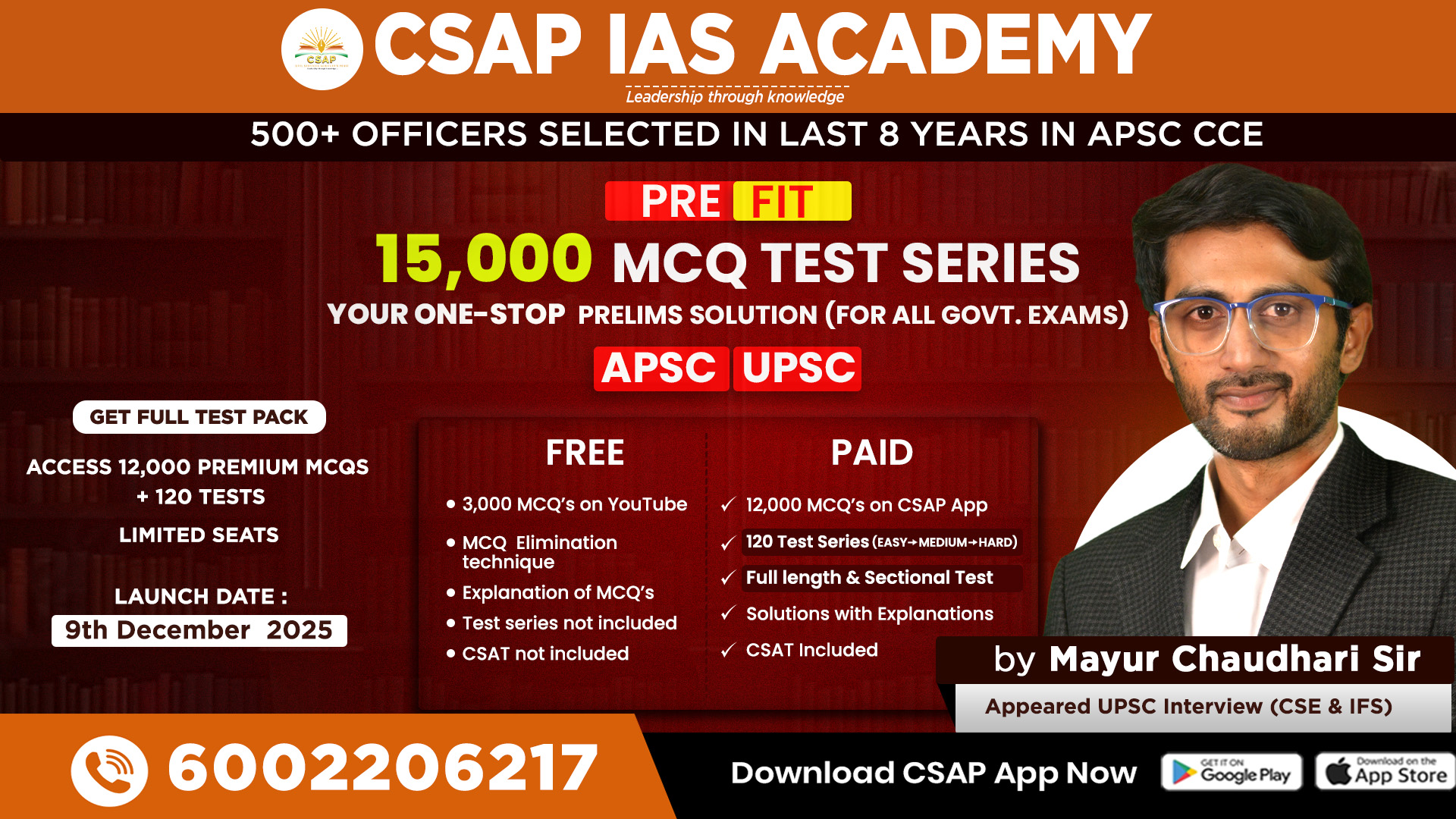 APSC CCE PRELIMS TEST SERIES 2025-26