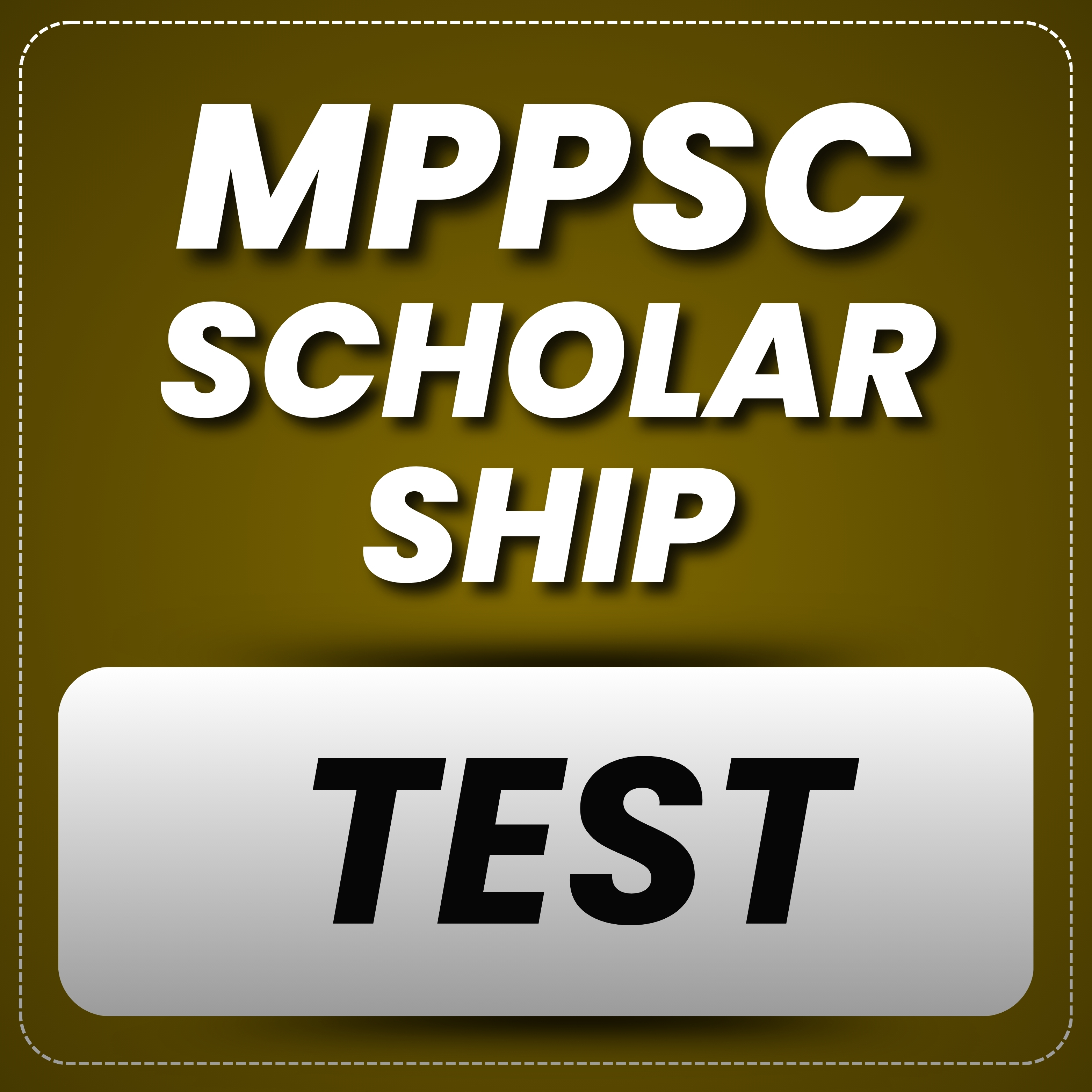 MPPSC Scholarship Test