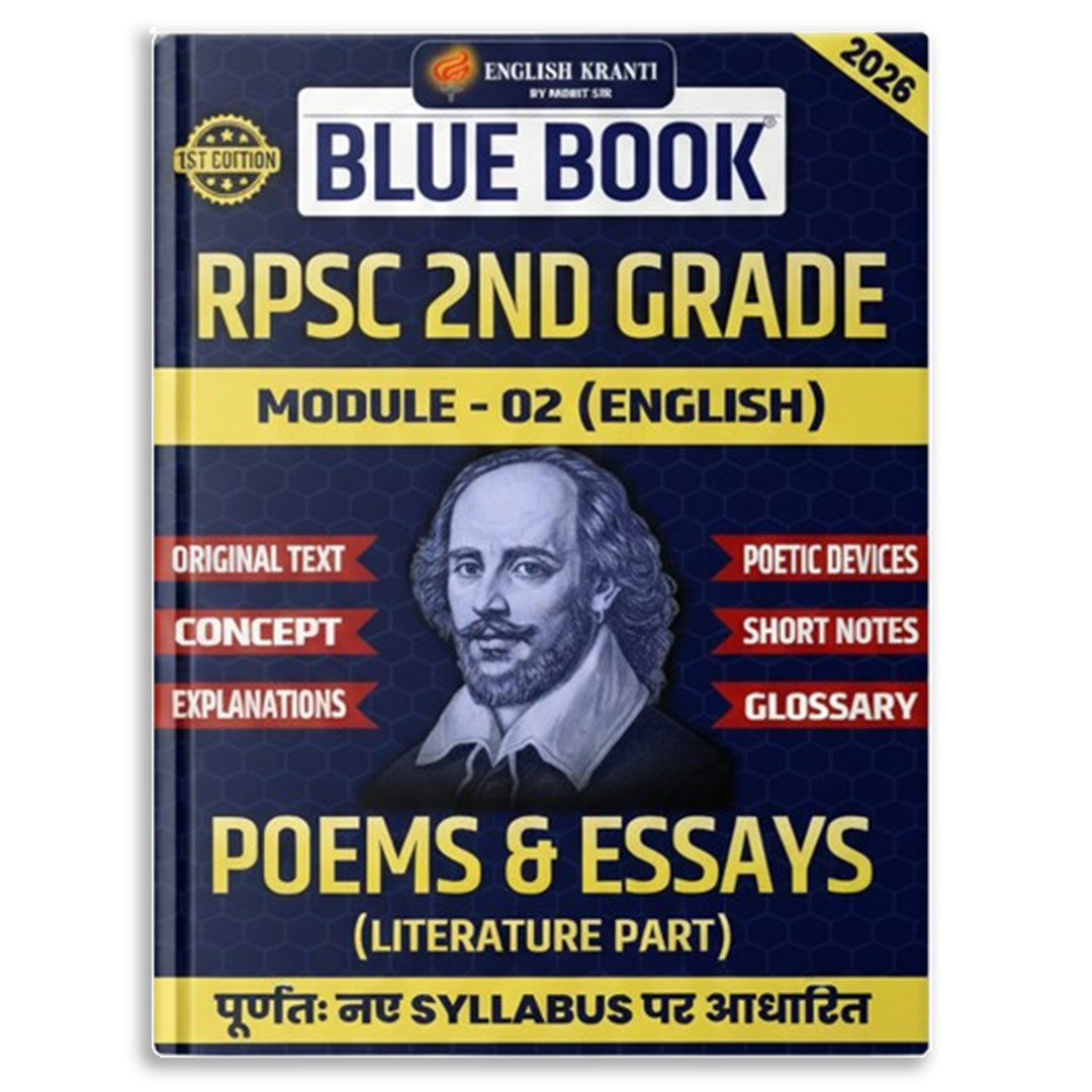 MODULE 02 (POEMS+ ESSAYS)  RPSC 2nd GARDE
