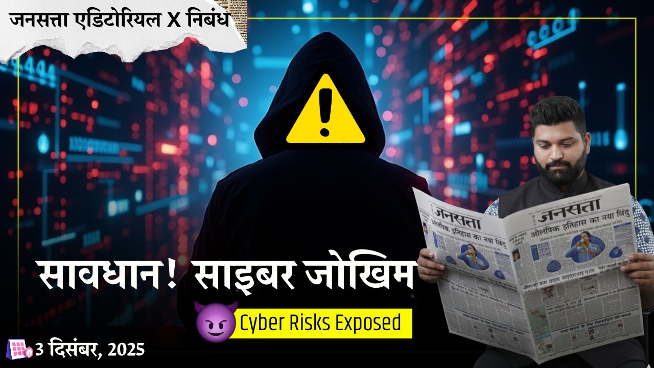 सावधान! साइबर जोखिम