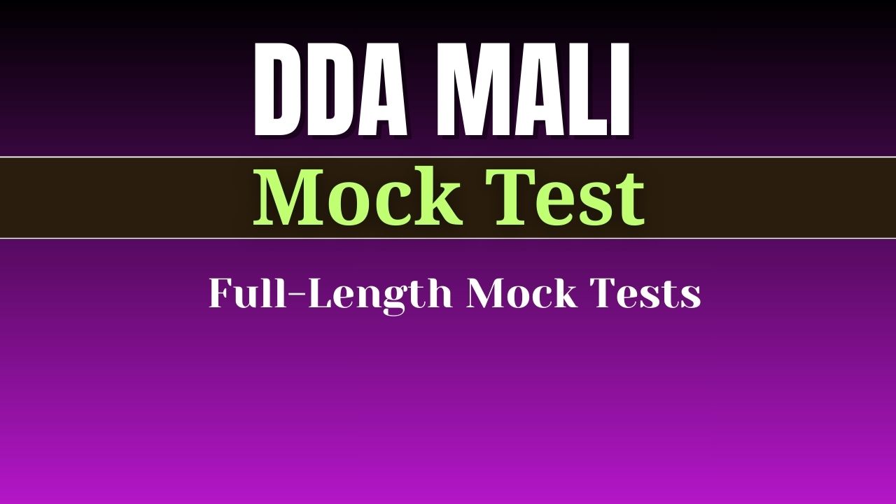 DDA Mali test