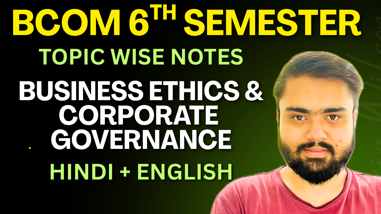 BCOM Business Ethics and Corporate Governance