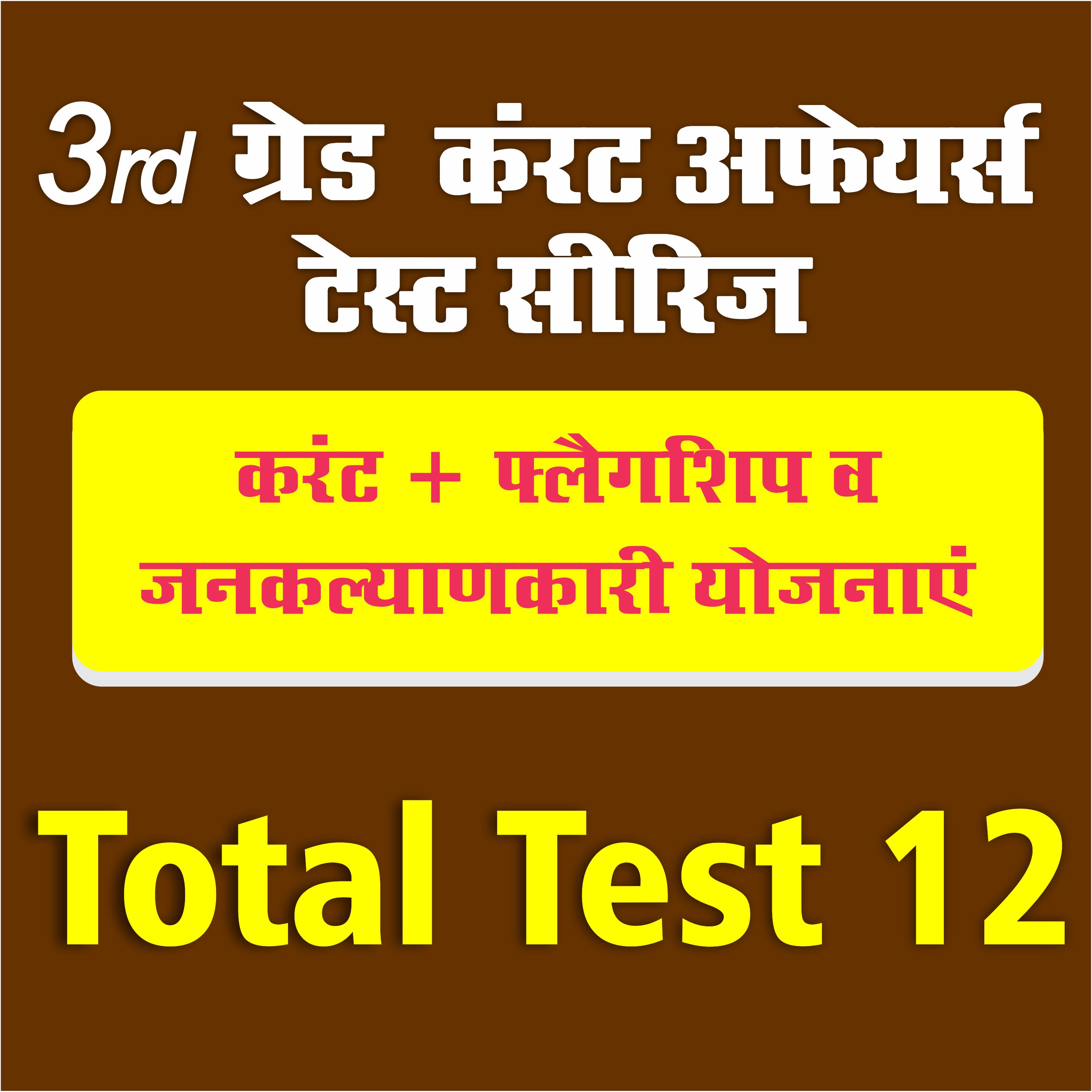 3rd Grade Currant G.K. Test Series