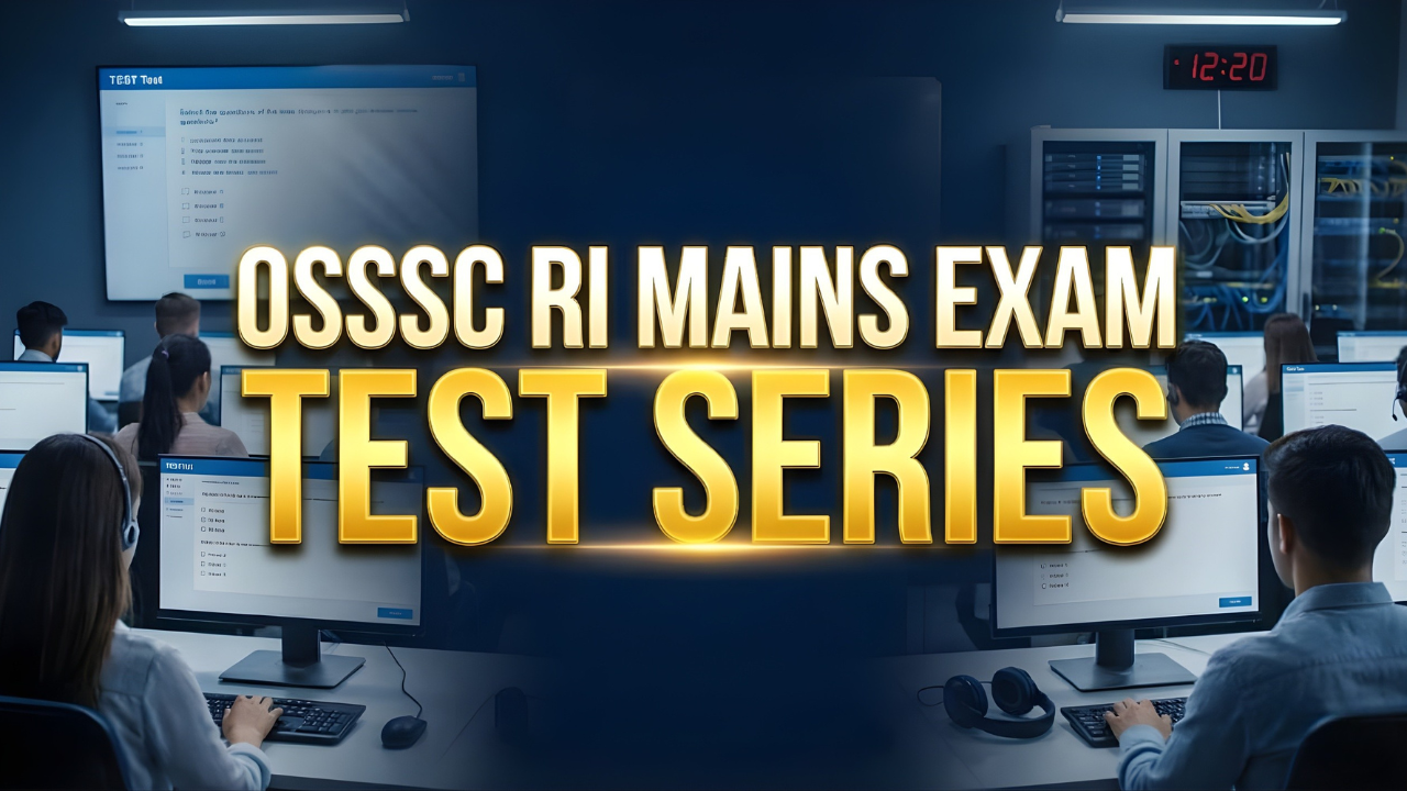 OSSSC RI Mains Exam Test Series