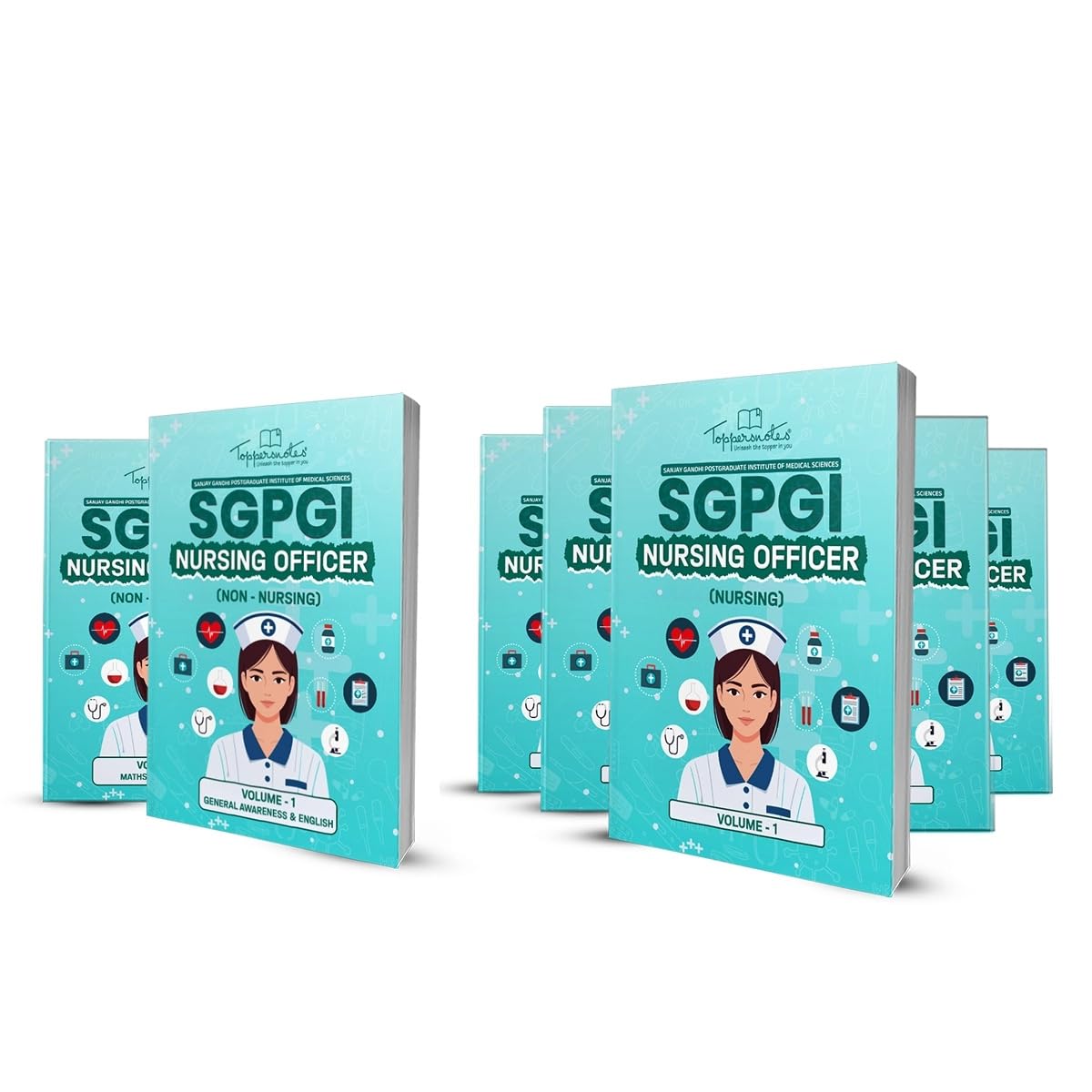 SGPGI Nursing Officer Exam Books (Latest Edition, English Medium) – Topper's Notes by Nursing Booster