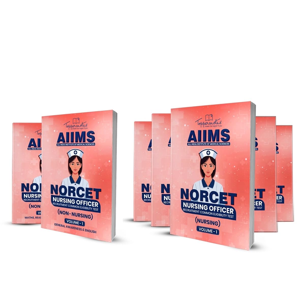 AIIMS NORCET Nursing Officer Exam Books (Latest Edition, English Medium) – Topper's Notes by Nursing Booster