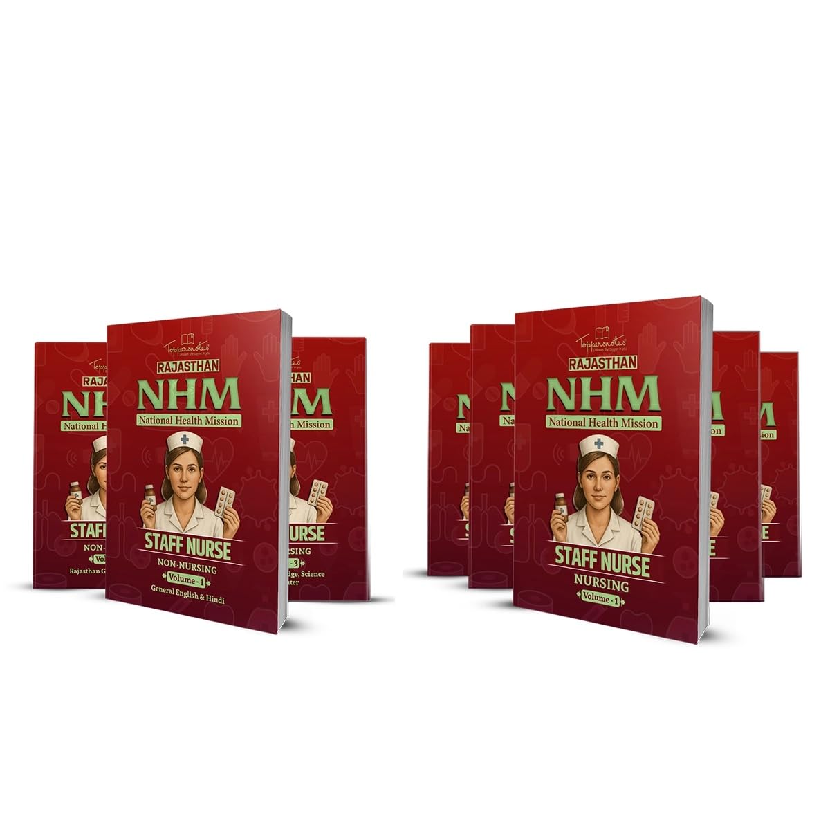 Rajasthan NHM Staff Nurse Exam Books (Latest Edition, English Medium) –  Topper's Notes by Nursing Booster