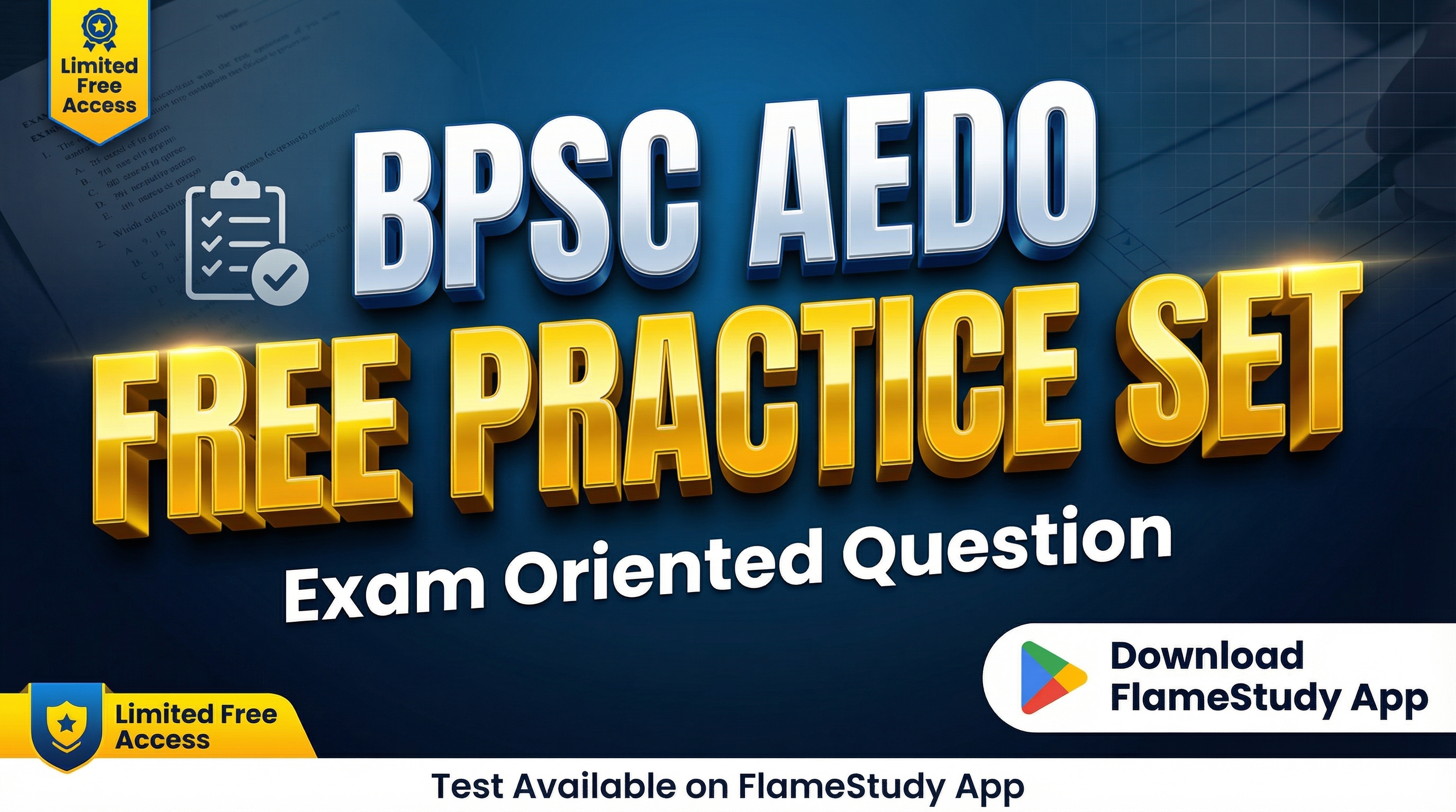 BPSC AEDO Practice Test – Exam Oriented (Bilingual)