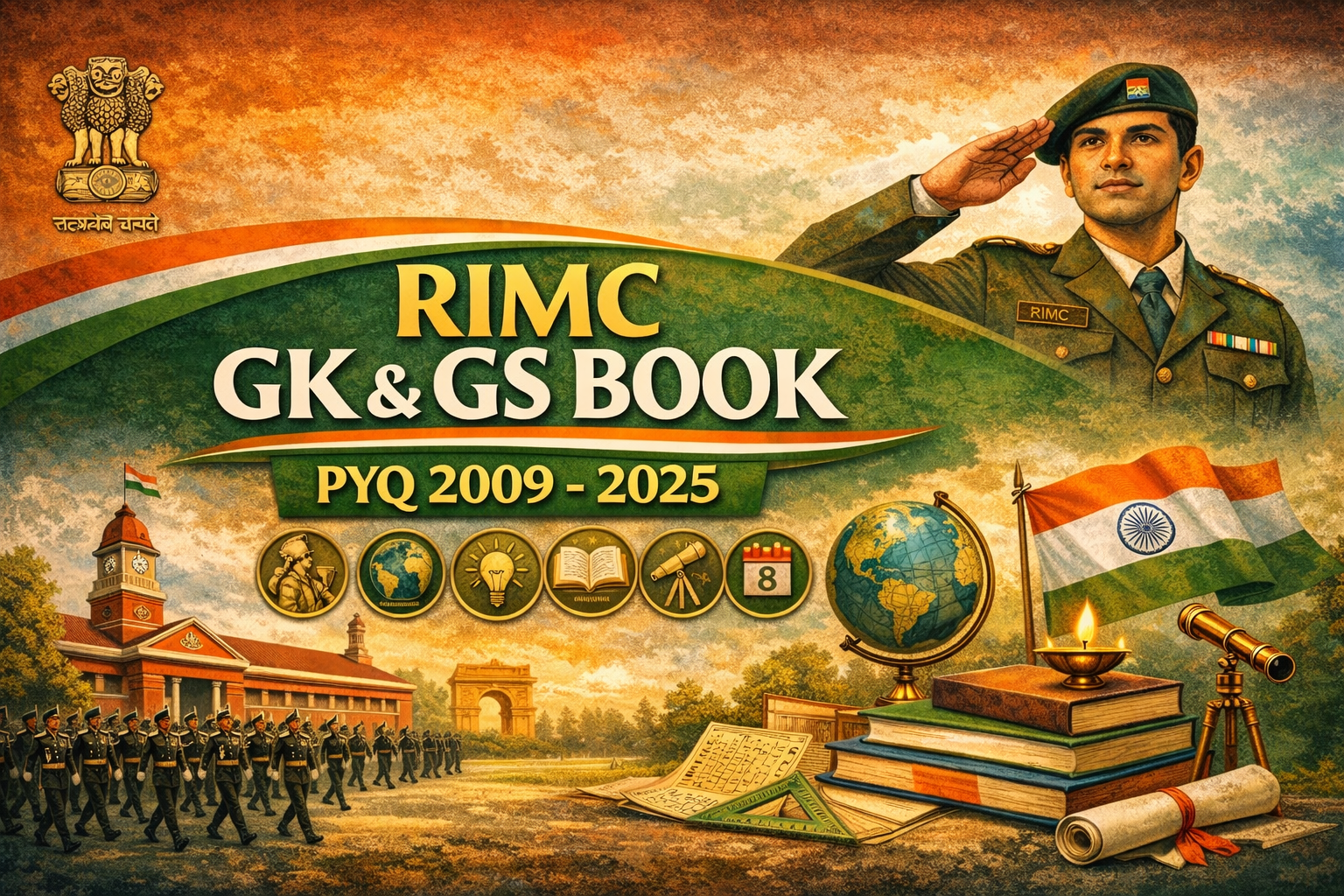 RIMC GK & GS BOOK PYQ 2009 -2025