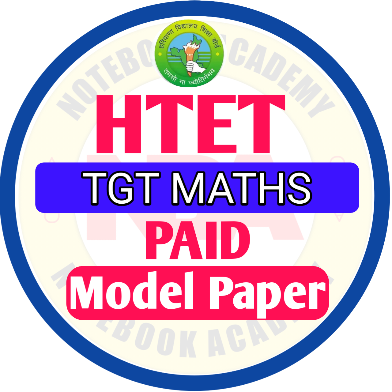 HTET TGT MATHS PAID MODEL PAPER 2026