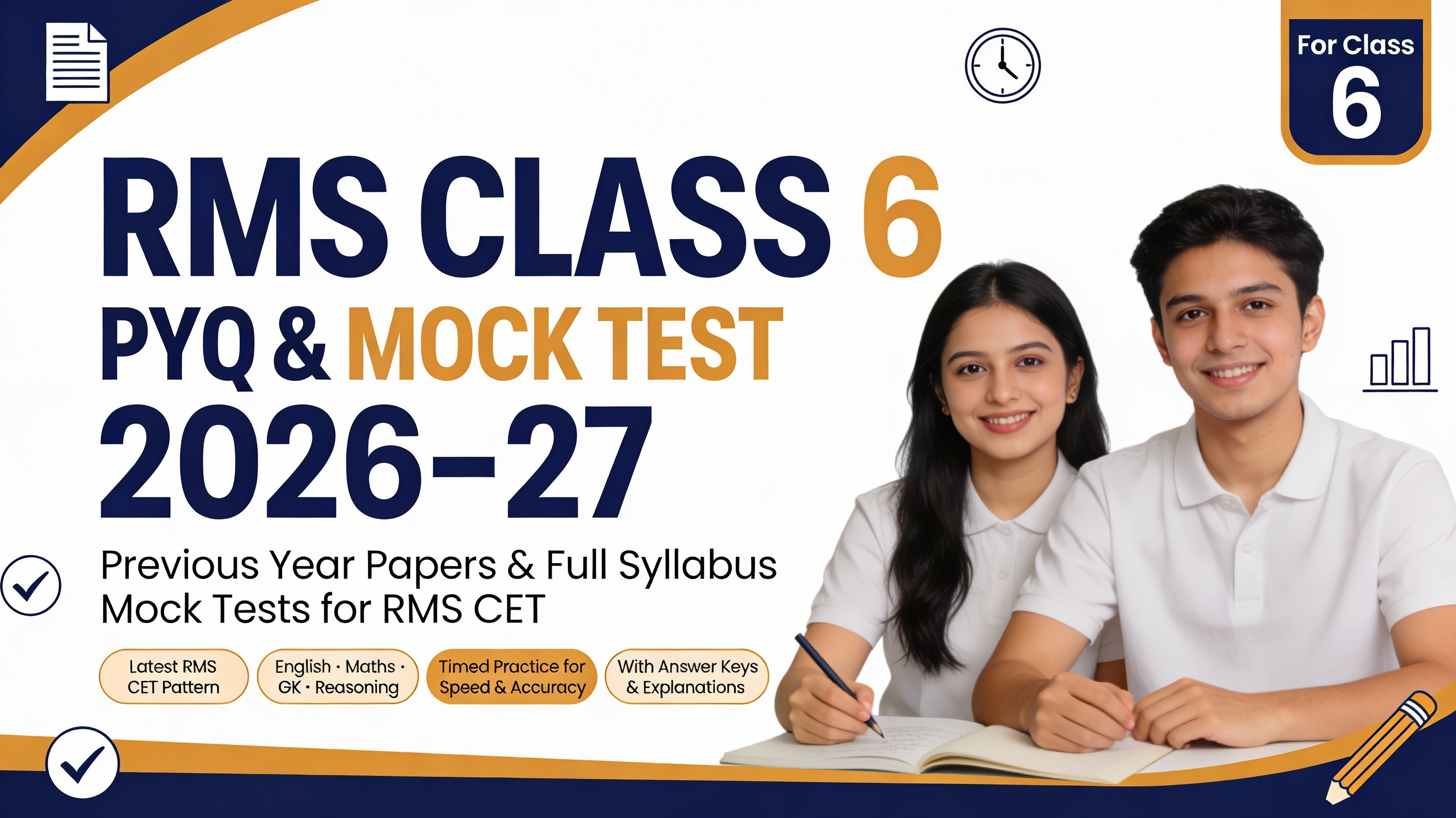 RMS CLAS 6TH  PYQ & MOCK TEST 2026 TO 27