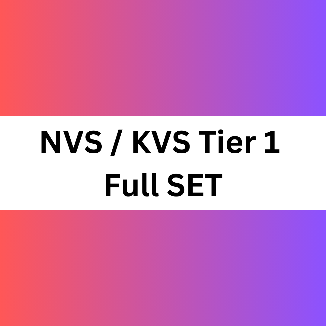 NVS / KVS Tier 1 Full SET