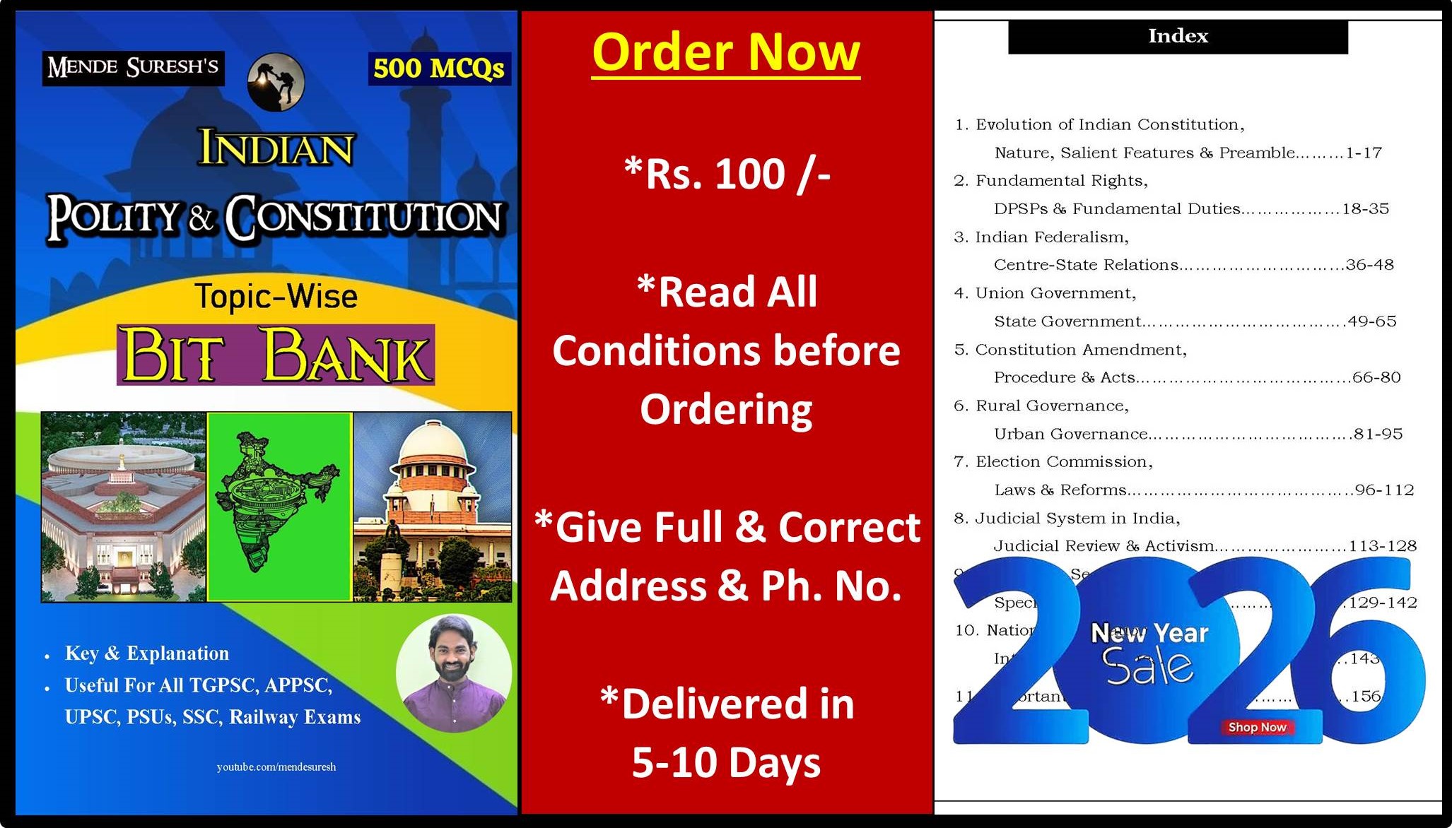 4) Indian Polity & Constitution Bit Bank-EM