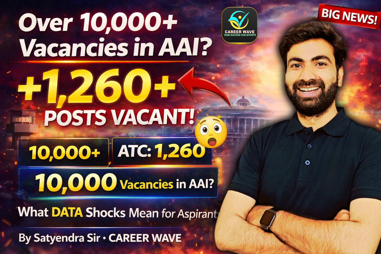AAI ATC Big Vacancy Signal 2026: 1260+ Vacant Posts and What It Really Means for Aspirants