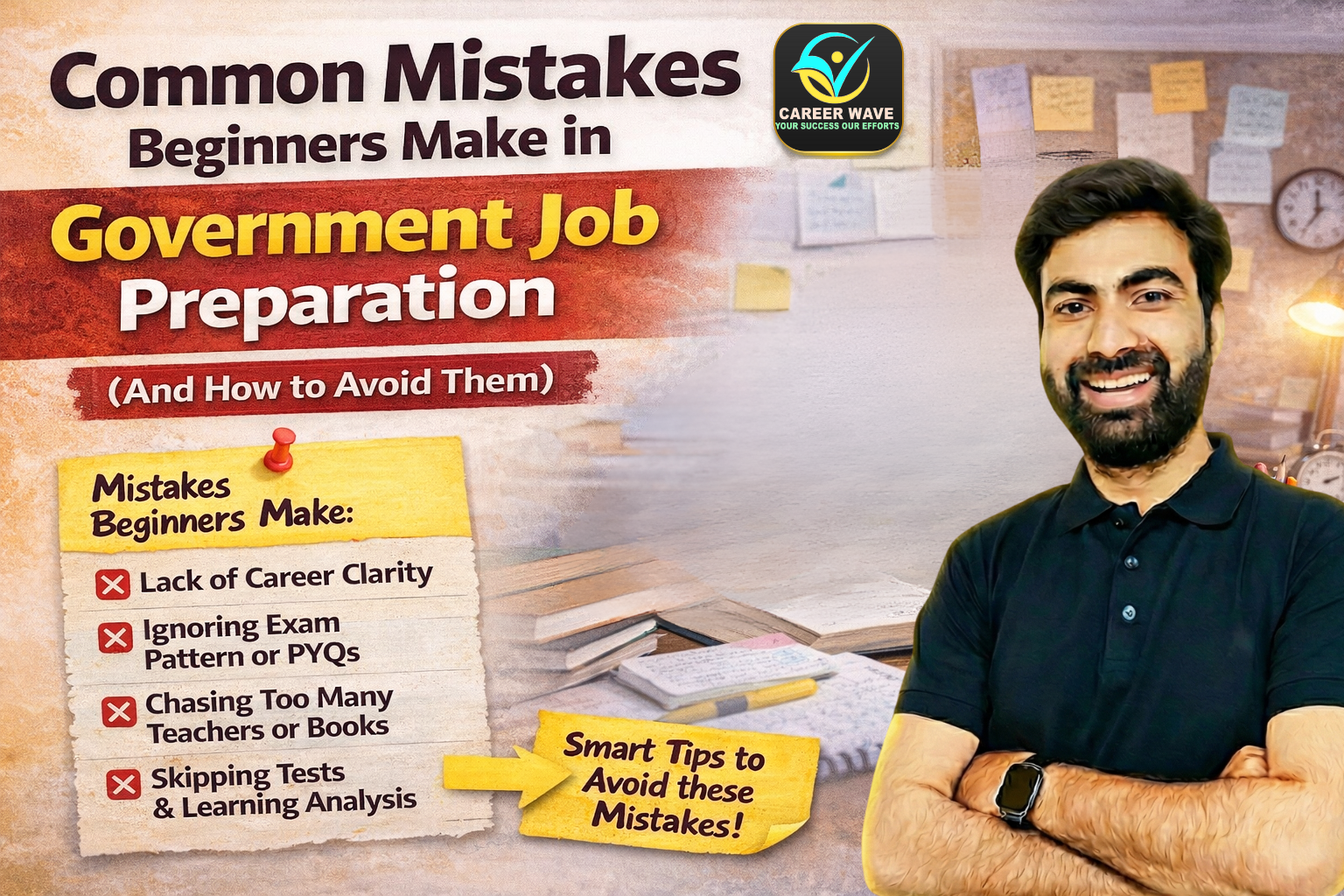 Common Mistakes Beginners Make in Government Job Preparation (And How to Avoid Them)