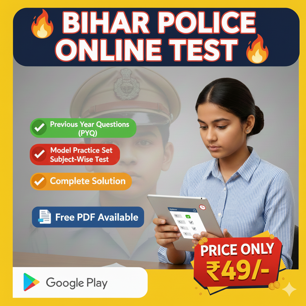 BIHAR POLICE ONLINE TEST