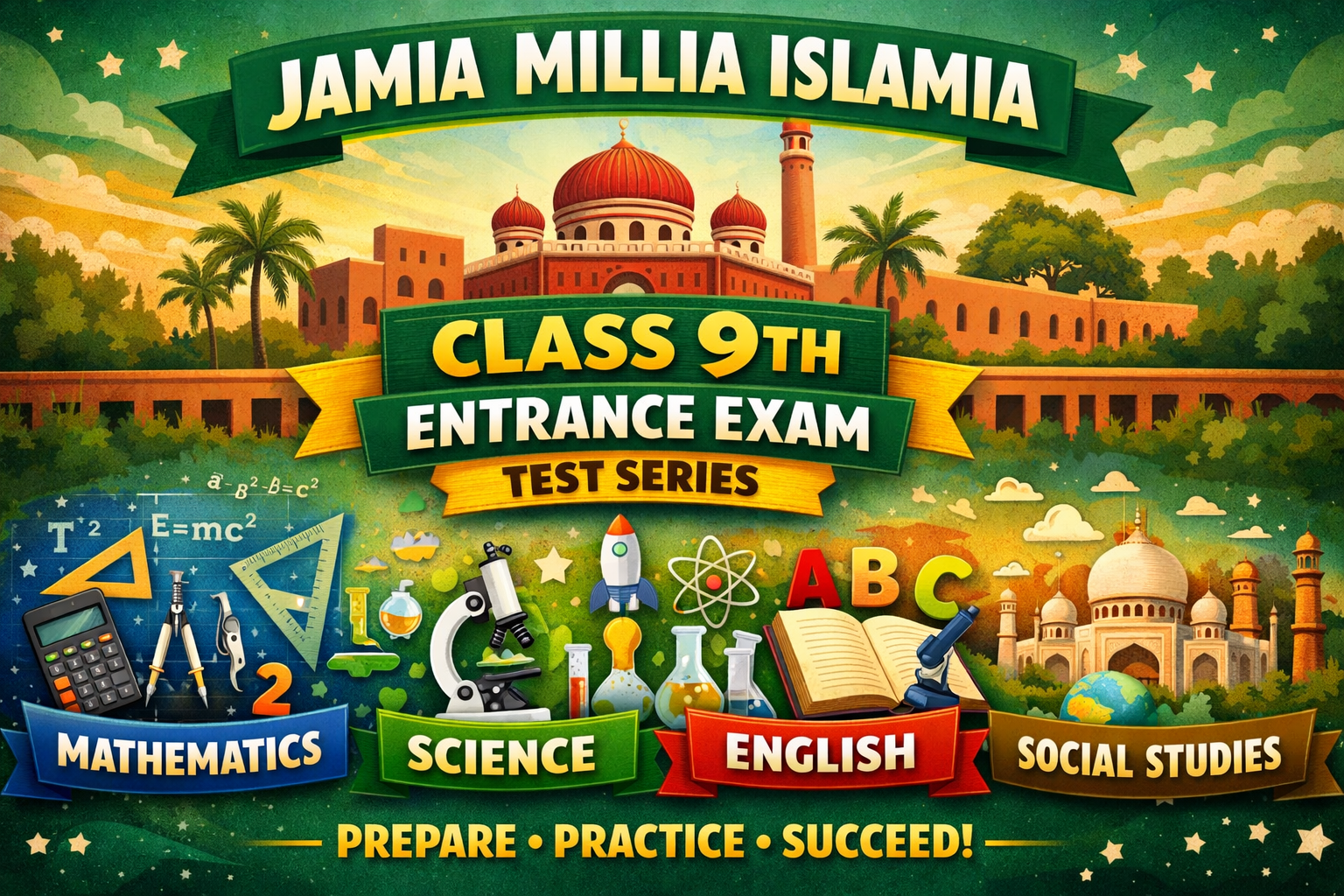 Jamia Millia Islamia 9th Entrance Test Series 2026